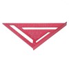Woodworking Triangle Aluminum Alloy Red Corrosion Resistance Clear Scale Carpentry