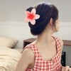 Pack of 4 Flower Hair Clips - 8 cm Hair