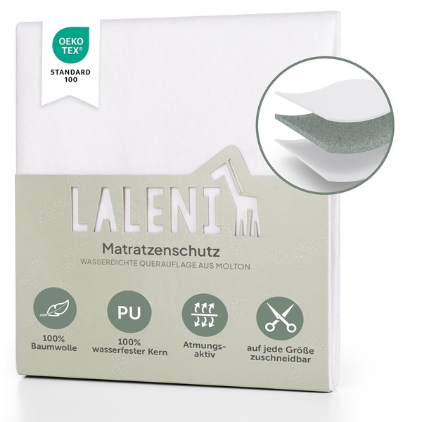 Laleni Inkontinenzunterlage wasserdicht & atmungsaktiv 70x100 cm für Babys |