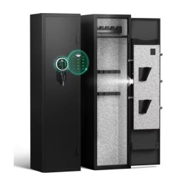 Free Shipping Manufacturer Wholesale Custom Big Storage Metal Digital Lock Long Large Cabinets Gun Safes BoxesMaterial: cold rolled steel, door thickness: 1MM, Dimension (L x W x H): H1200*W250*D230MM