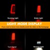 OKSIWA FULL LED Tail Light for 2003-2006 Chevy Silverado,Unique Shaped