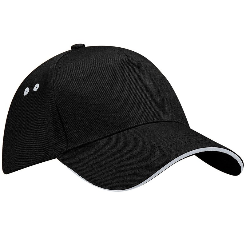 Beechfield B015c Ultimate 5 Panel Sandwich Peak Hat - Modern