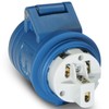 CEE Plug & Coupling Set 230 V/16 A 3P Blue