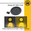 TMH 2pcs 4 Inch 12 Super Bright LED Tail Turn