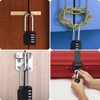Combination Padlock, [2.6inch Long Shackle] Diyife 4 Digit Combination Lock,