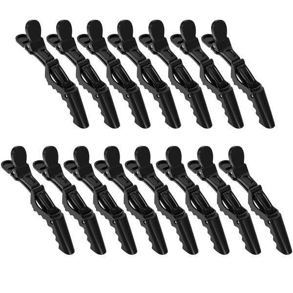 15 Stück Abteilklammern Friseur Styling Haarklammern Kunststoff Hair Clips Haar