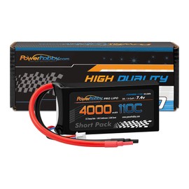 Power Hobbies Powerhobby 2S 7.4V 4000mah 110C 220C Short Drag Racing Lipo Battery