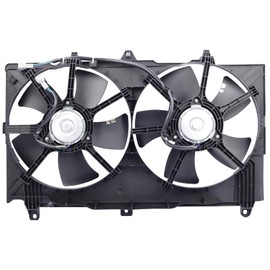 Gjhch Radiator Cooling Fan Compatible with 2003-2007 350Z 03-07 G35 Replace for 21487CD00A 21481CM30B 620-980