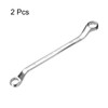 sourcing map 2pcs Offset Extra Long Box End Wrench 19