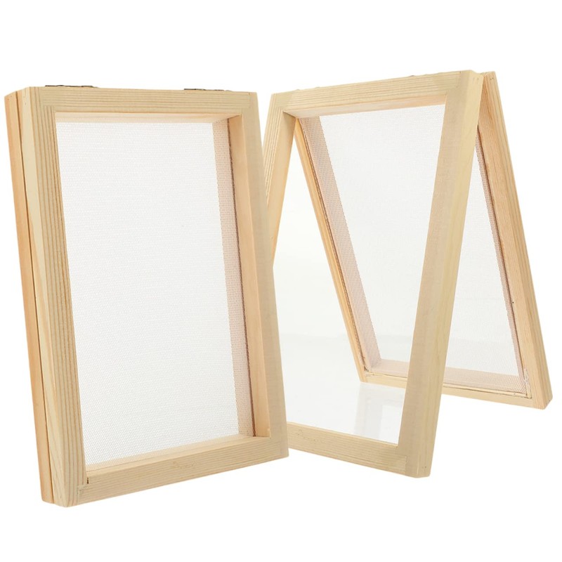 Abaodam 10 Pcs Paper Frame Paper Making Mould Frame Paper