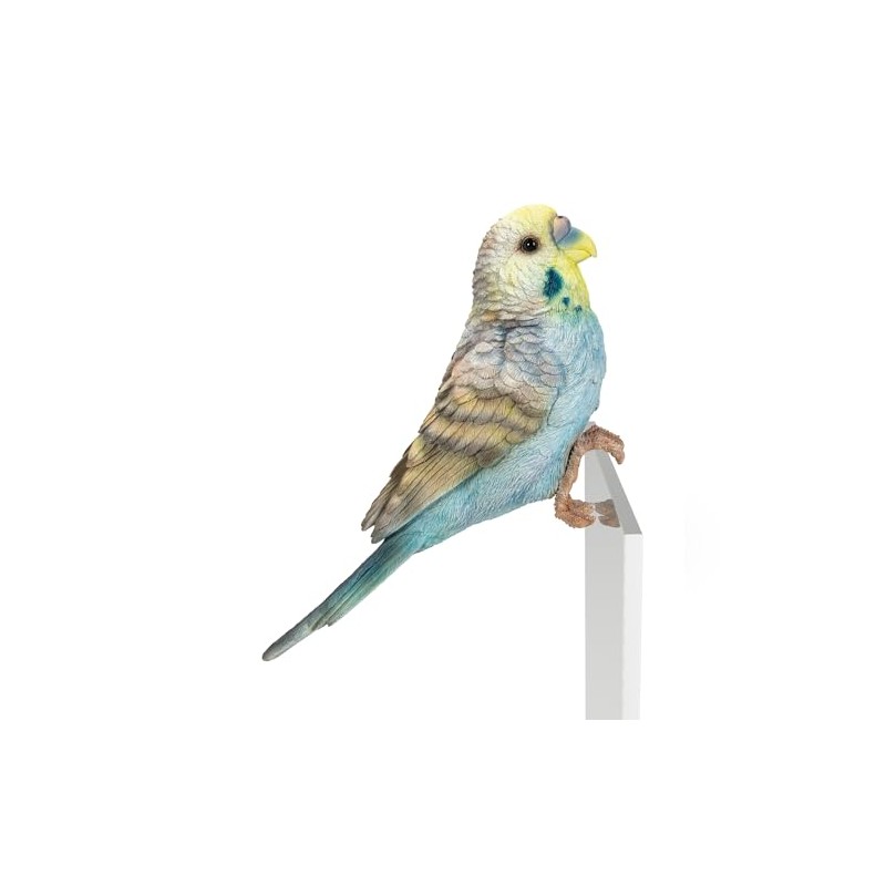 Uvia H23043-1 Border Light Blue Buddy Parrot Doll Figurine 7.1