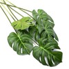 DVGUN 6 Pack Artificial Palm Plants Leaves Faux Turtle Leaf