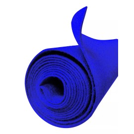 Polymat 12FT x 45" Blue Polymat S35 Latex Backed-Carpet for decorations & crafts
