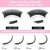 Flat Lashes, 0.15 0.20 Ellipse Flat Lashes, C CC D