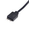 sourcing map Set of 3 ARGB Distribution Cable with 3P