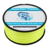 Reaction Tackle Braided Fishing Line Hi Vis Yellow 6LB 500yd