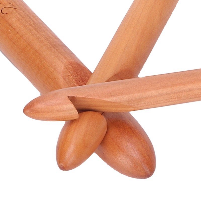 Bamboo Crochet Hook Handcrafted Knitting Needles Yarn Craft 20cm/7.9in Large