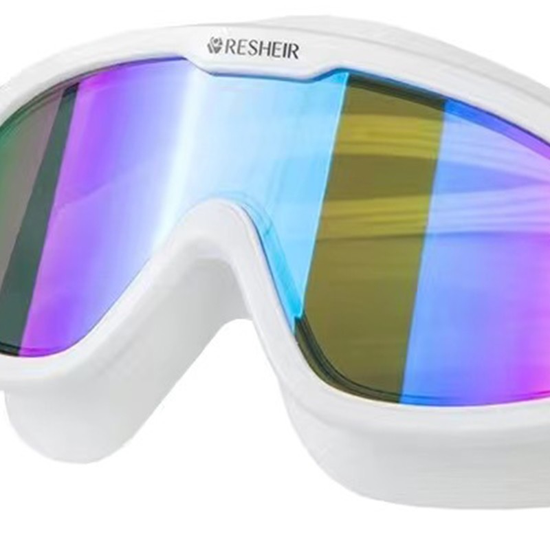Swimming Goggles Antifog Leakproof Large Frame Clear Fashionable Swim Goggles