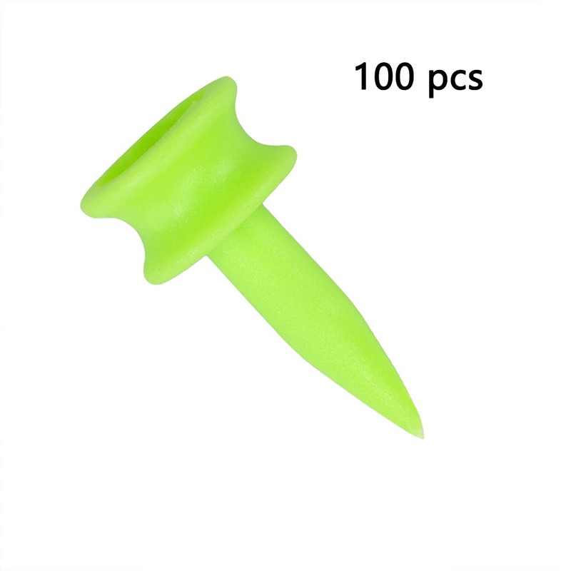 Zivisk Golf Tees Plastic 25MM 100 Count Small Green Golf
