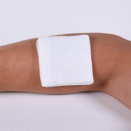 FIWA®comp, Fink & Walter sterile gauze compresses 7.5 x 7.5 cm, pack of 25 x 2 pieces (50 pieces), Fink & Walter