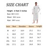 YAOHUOLE Islamic Thobe for Men Button down Mens Caftans Loungewear