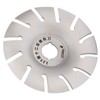 Wood Carving Disc Shaping Wheel 125mm Stainless Steel 12T Accessory