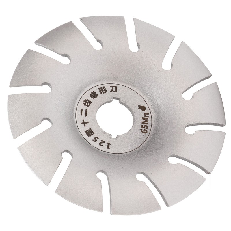 Wood Carving Disc Shaping Wheel 125mm Stainless Steel 12T Accessory