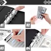 Pack of 20 A5 Binder Pockets, 6 Holes, PVC A5