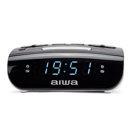 RADIO RELOJ DESPERTADOR AIWA CR-15BK DOBLE FM Alarm