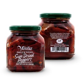 Vantia Sweet & Savory Sun Dried Peppers (2 pack) 10 oz