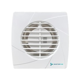 Masterfan Extractor de Aire Inter color Blanco, silencioso, elimina olores, vapor y humedad, para baño, cocina(5")