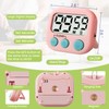 Glochin 2 Pcs Digital Timer for Kids, Magnetic Countdown Kitchen