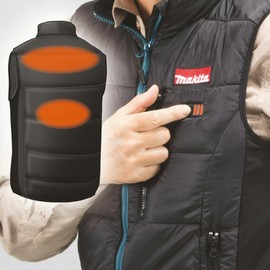 Makita DCV200ZXL 18V LXT Lithium-Ion Cordless Heated Vest Only, X-Large, Black