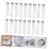 Gatuida 18 Pack of 40ml Test Tube Bottles Cylindrical Storage
