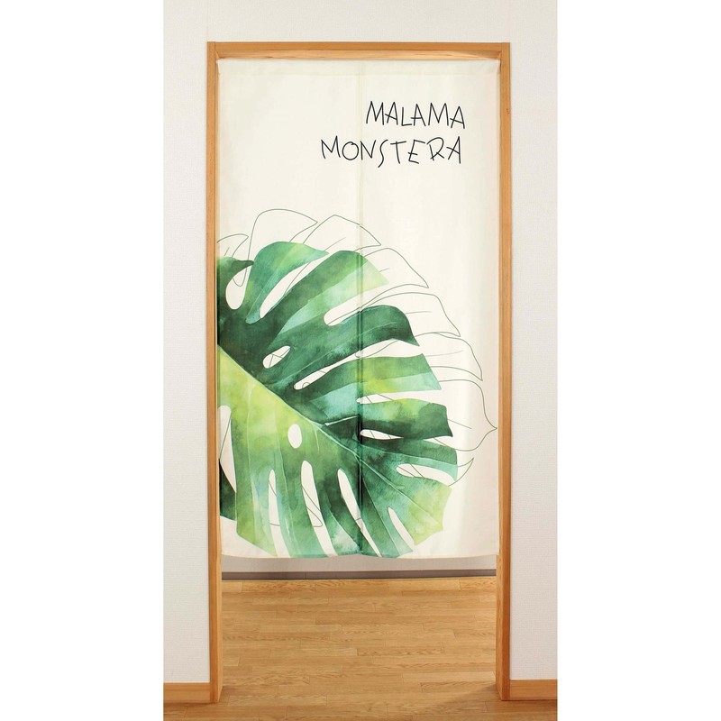 narumikk Noren MALAMA Monstera Hawaiian Western Style Tropical Tropical Leaf