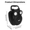 ottosing Portable Bluetooth Speaker-6000mAh Rechargeable Battery, Charges Phones, 10H Playtime,