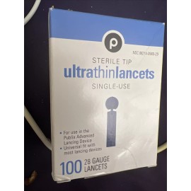 Publix 5 Boxes  Lancets 100 Count 30 Gauge Exp 2026 Ultra Thin