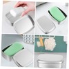 SAFIGLE 2pcs Aluminum Box Balm Case Sturdy Travel Soap Storage