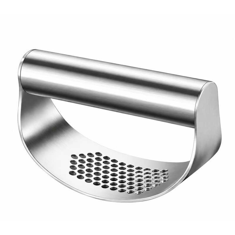 Stainless Steel Garlic Press Rocker – Manual Garlic & Ginger