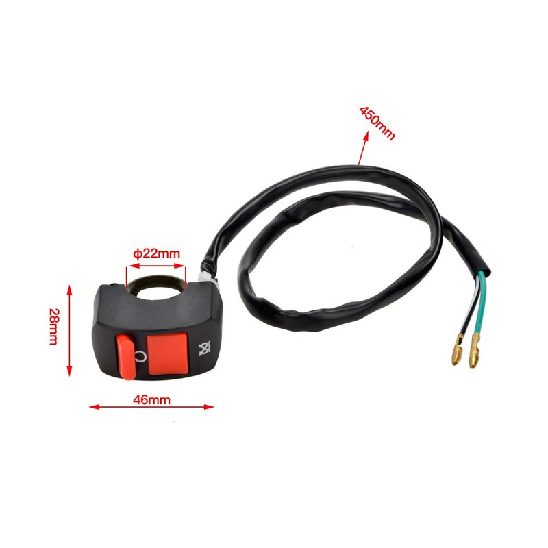 HIAORS 7/8" Handlebar On Off Kill Switch Compatible with Predator