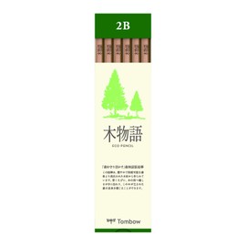 Tombow Pencil, Small Tree Monogatari, 2B, 1 Dozen LA-KS2B