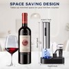 [6-IN-1] Electric Wine Opener, Rechargeable Wine Bottle Opener with Foil