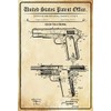 Schatzmix Patent Design for a Weapon Browning Metal Sign Wall