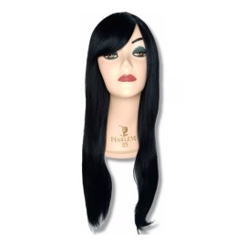 Harlem 125 Peluca Fleco Malla Indetectable Fibra Bamboo Go111 1 Negra