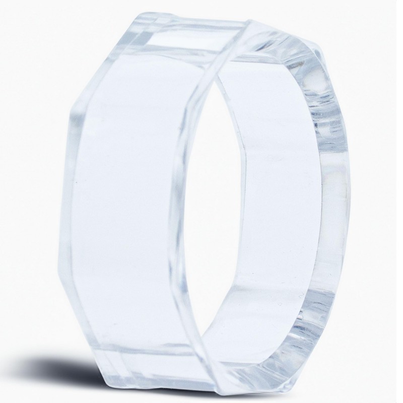 BestPysanky Clear Plastic Egg Stand Holder Display 1.35 Inches Wide