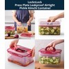 Lock & Lock BPA Free Rectangular Pickle Kimchi Press Ferment