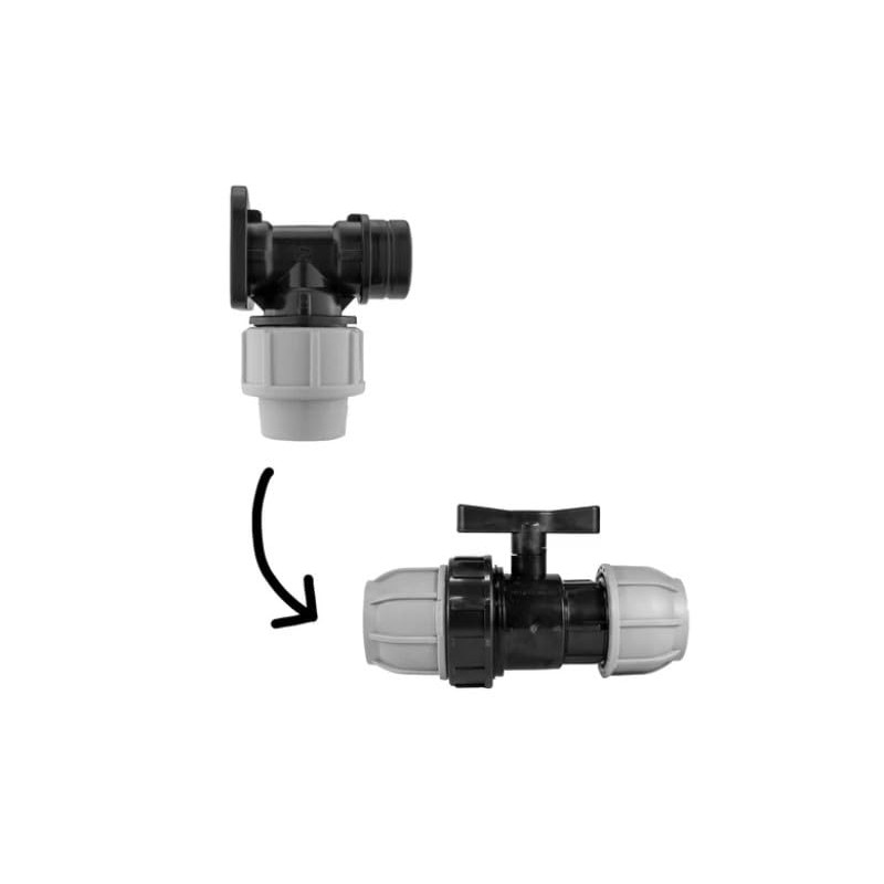 Wall Flange Kit 20mm MDPE - Designed for Secure and