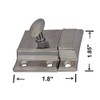 QCAA Oval Turn Cabinet Latch, for Cupboard & Other Furniture,