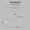 GQUEEN Large Frame Horn Glasses Without Prescription Fake Glasses Nerd