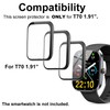 3D Screen protectors Compatible with Kuizil T70 1.91 inches smartwatch,